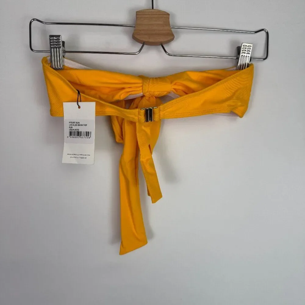 Faithfull the Brand Locales Bikini Top Sun Yellow US 2/ XS